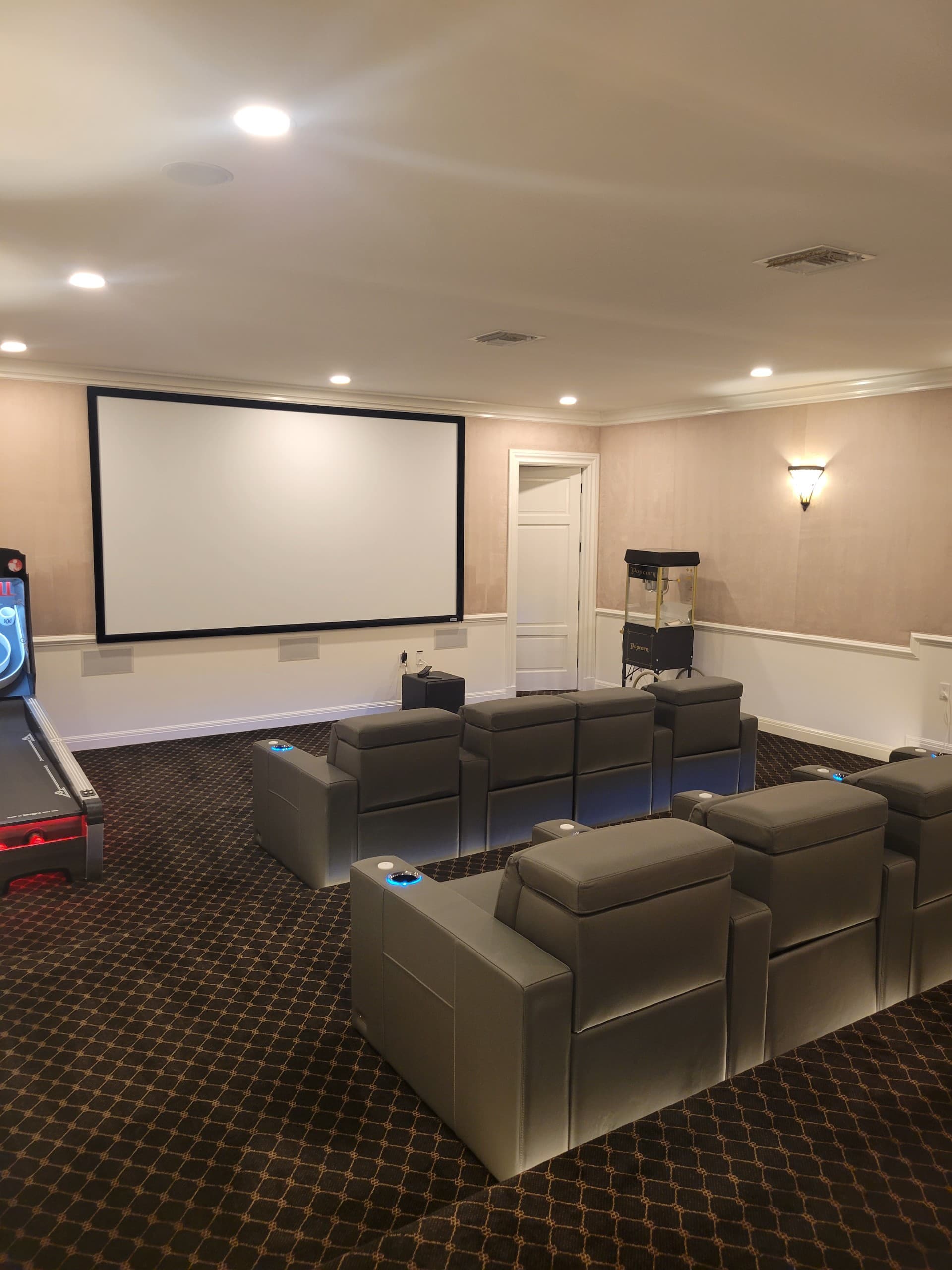 Custom home theater room